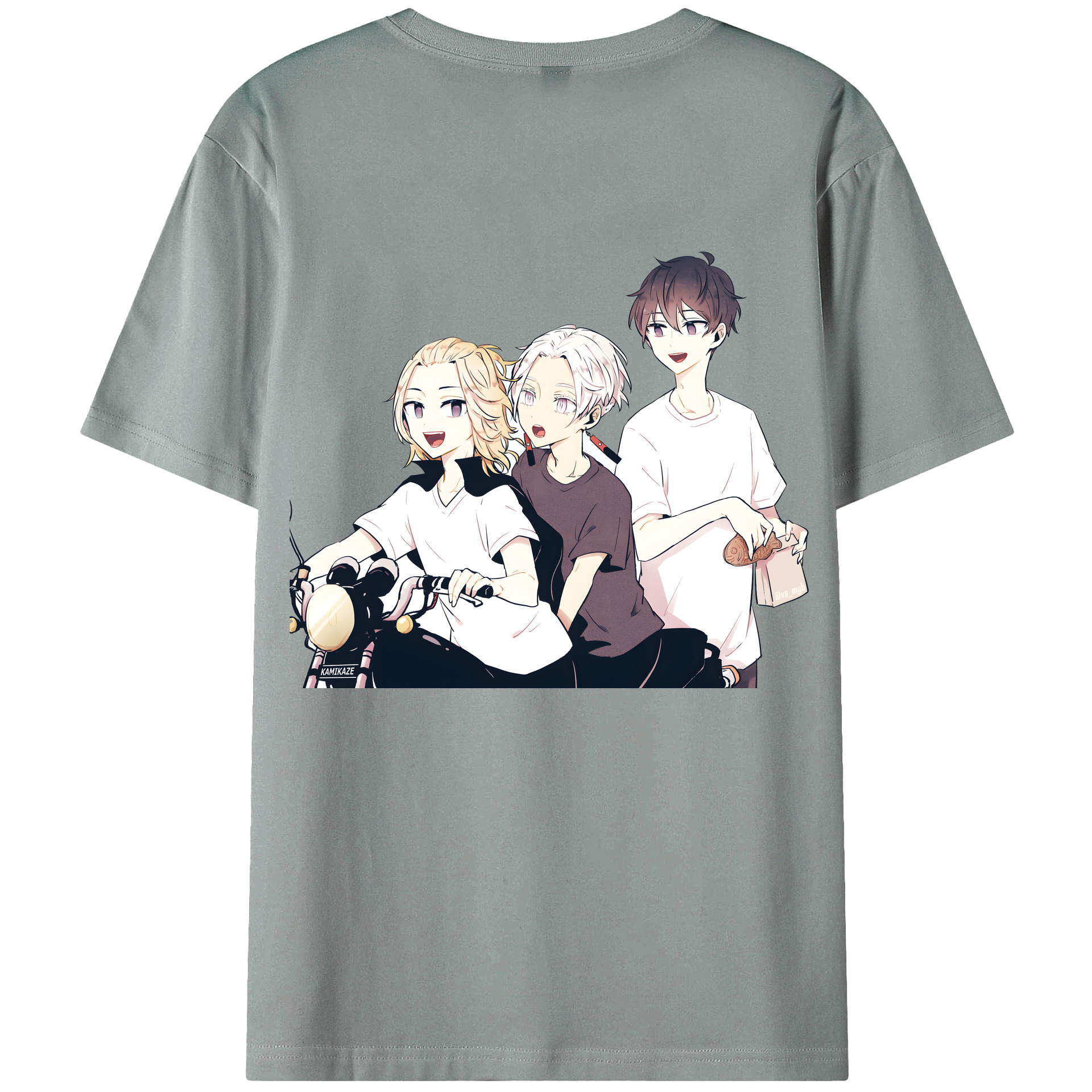 （画像用） 東京リベンジャーズ Tokyo Revengers 綿100％ メンズ半袖Tシャツ（バックプリント） 通気性